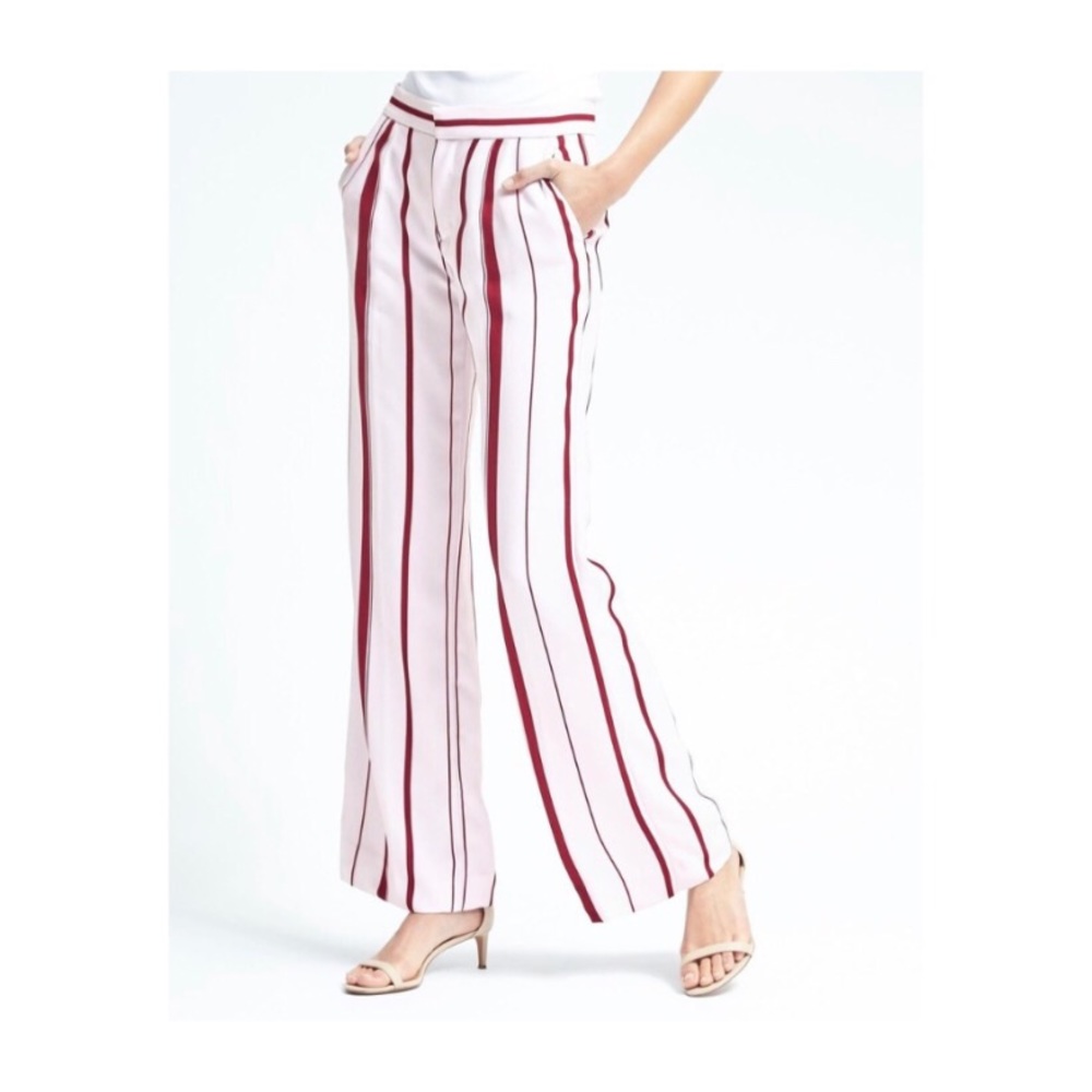 Blake-fit Stripe Wide-leg Pants